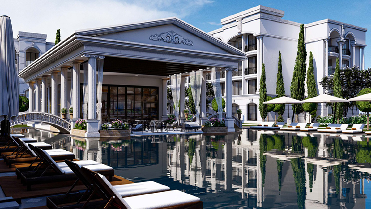 Kuzey Kıbrıs Bafra'da yatırım amaçlı daireli prestijli 5 yıldızlı otel projesi